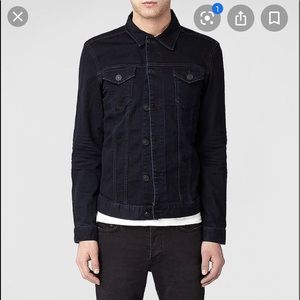 All Saints Black Denim Jacket